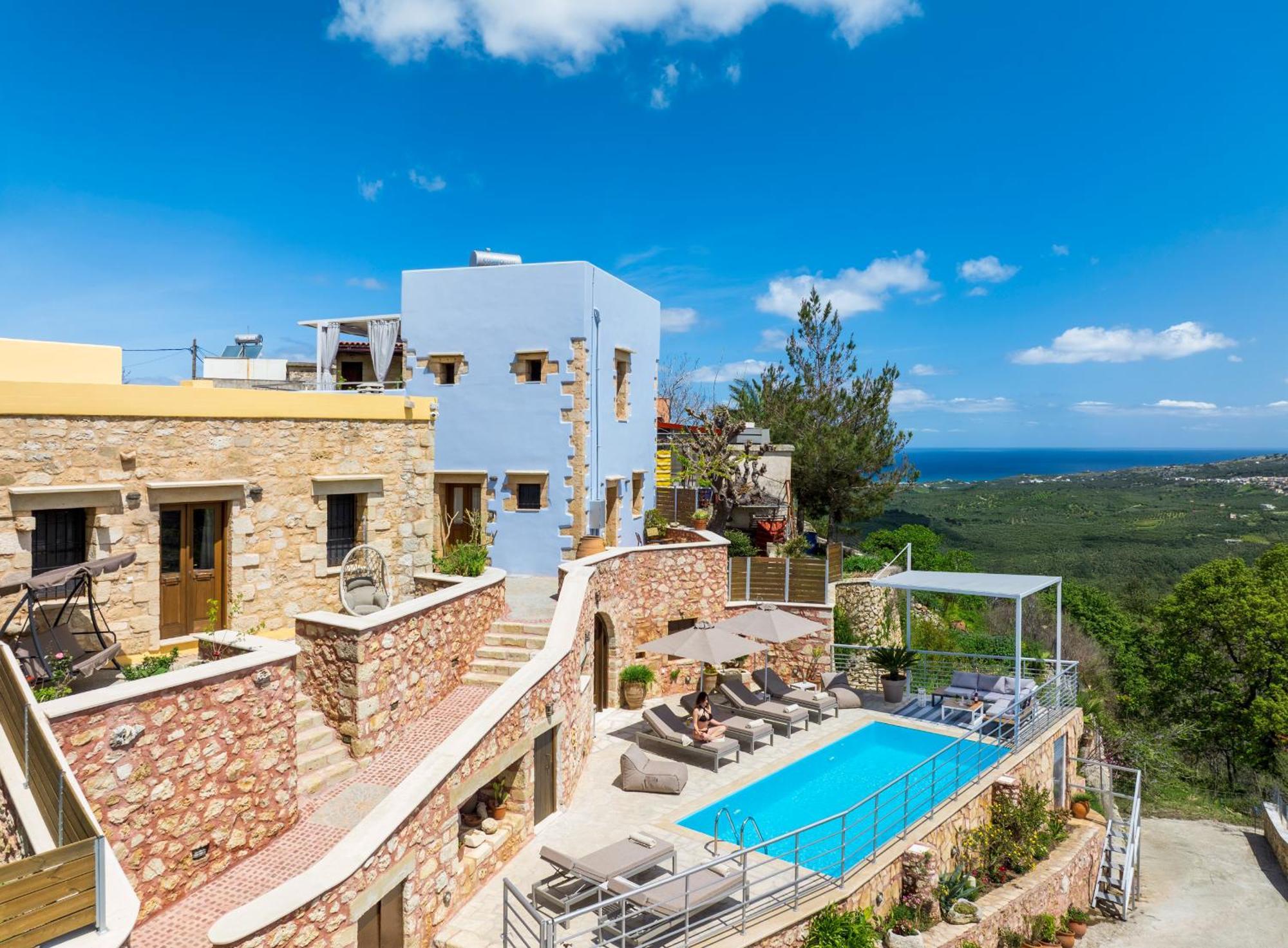 Dream View Villa Kástellos Exterior foto